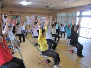 「松橋町八枚戸地区で「いきいき百歳体操」がスタート！」に関する画像