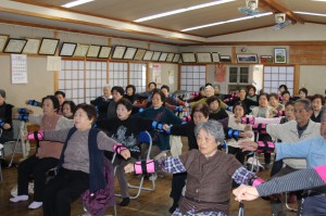 「松橋町竹崎地区で「いきいき百歳体操」がスタートしました！」に関する画像